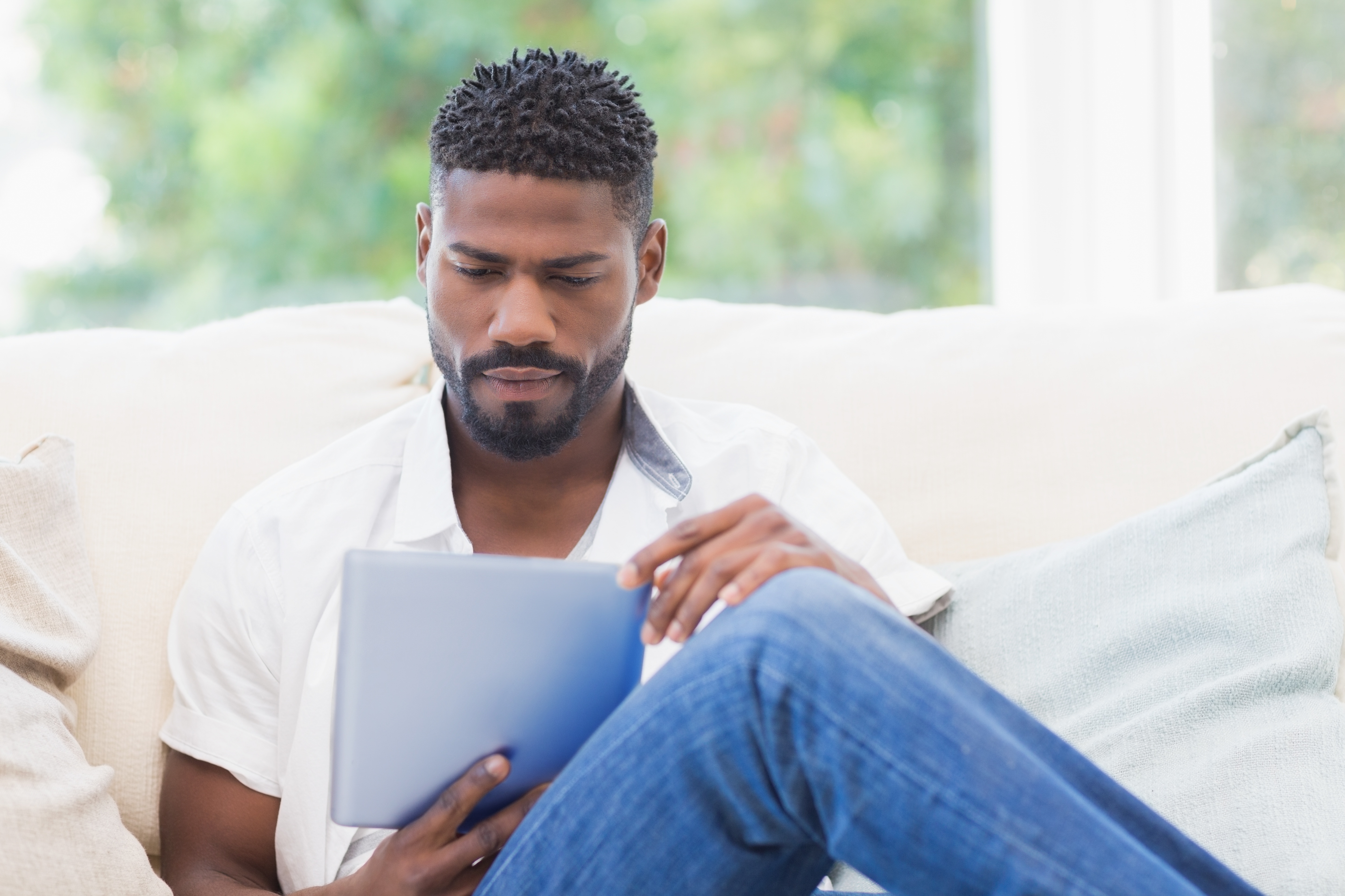 Dude Reading About Us